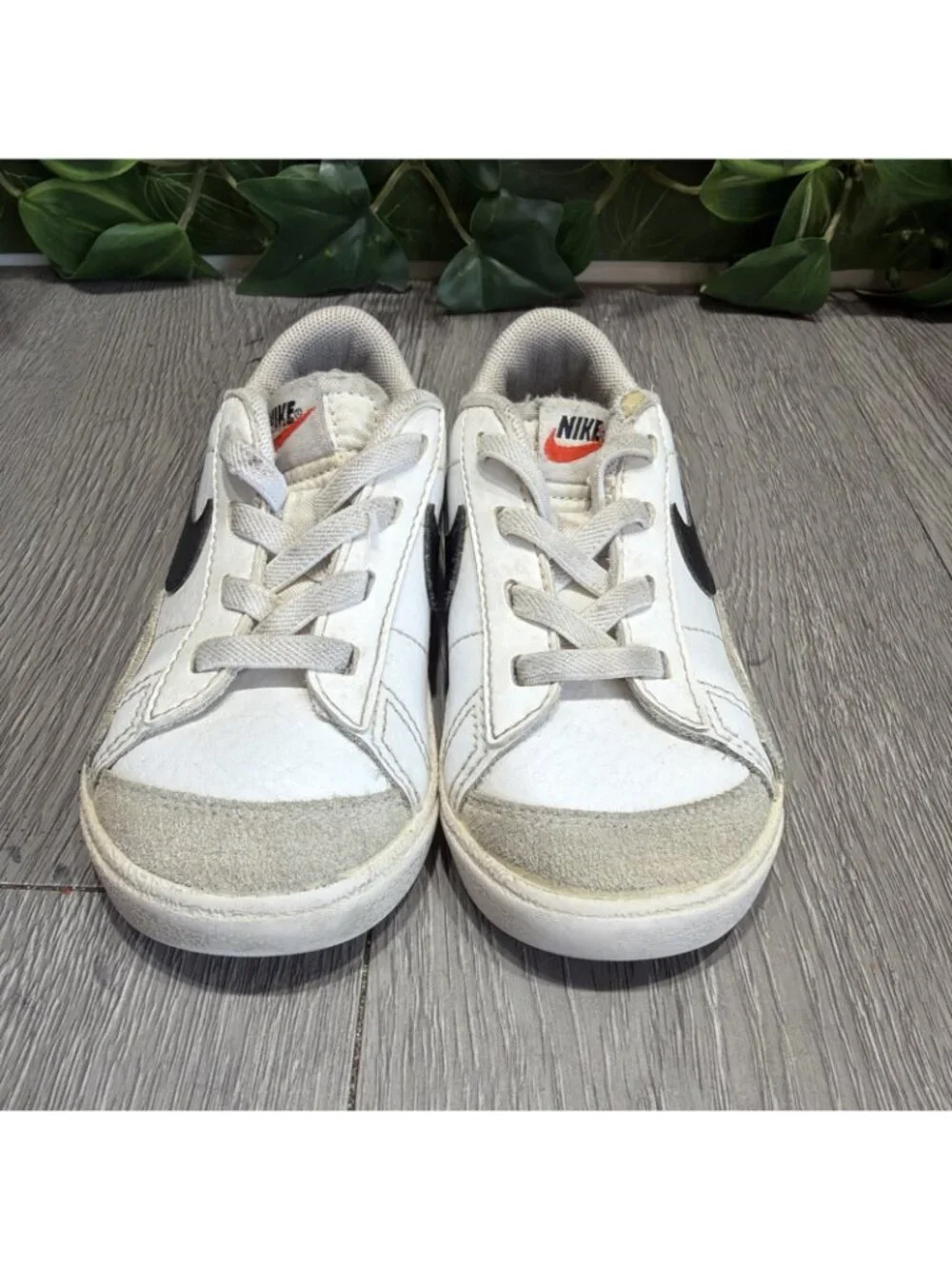 Nike Blazer Low 77 TD Toddler White Black DA4076-101 7C Shoes